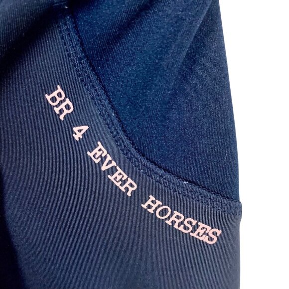 BR 4 Ever Horses Girls Equestrian Riding Breeches Silicone Grip Size 11 EU 146 - Picture 8 of 11